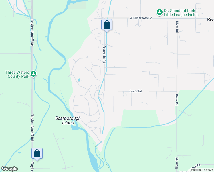 map of restaurants, bars, coffee shops, grocery stores, and more near 481 Riverside Road in Sequim