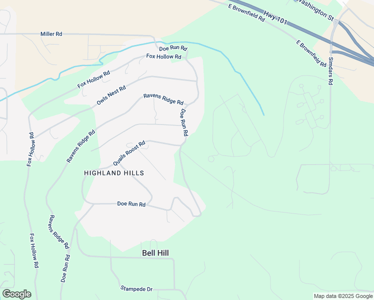 map of restaurants, bars, coffee shops, grocery stores, and more near 21 Elk Pass Road in Sequim