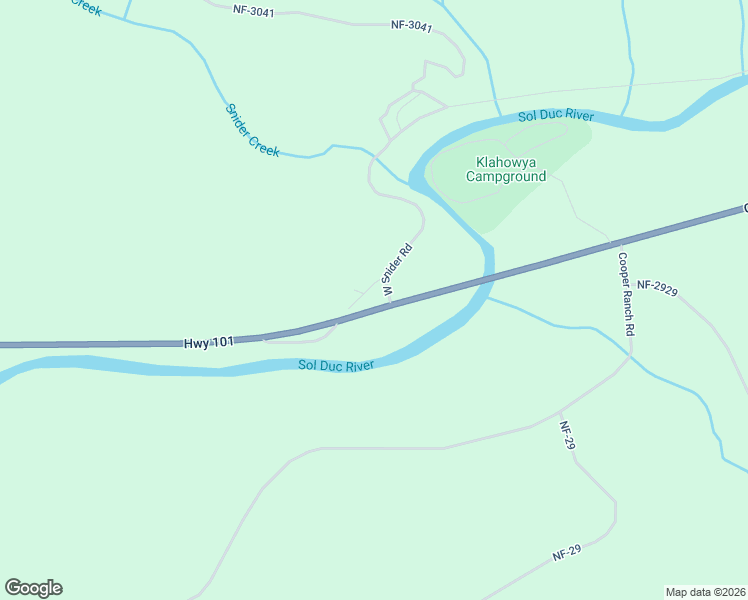 map of restaurants, bars, coffee shops, grocery stores, and more near 75-125 W Snider Rd in Port Angeles
