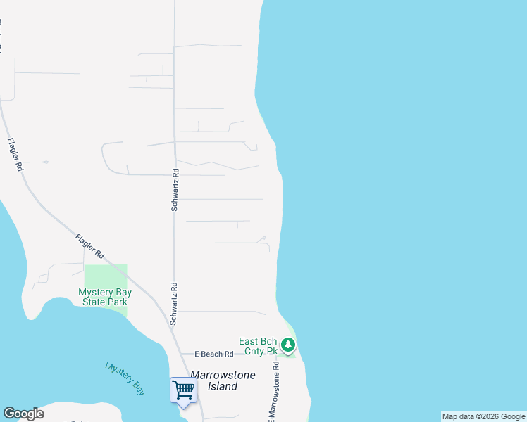 map of restaurants, bars, coffee shops, grocery stores, and more near 372 Schwartz Road in Marrowstone