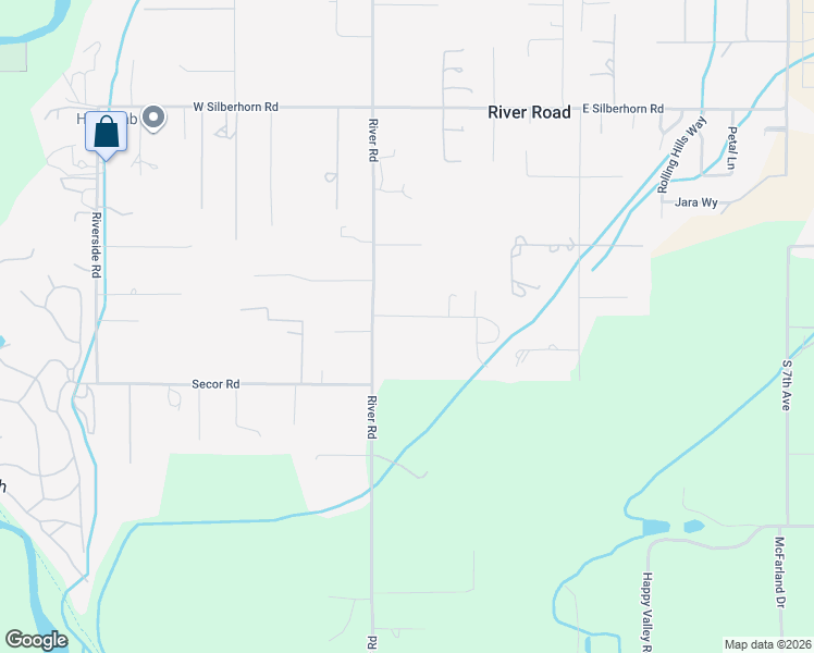 map of restaurants, bars, coffee shops, grocery stores, and more near 52 Avellana Road in Sequim