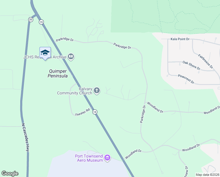 map of restaurants, bars, coffee shops, grocery stores, and more near 231 Quail Ridge Court in Port Townsend