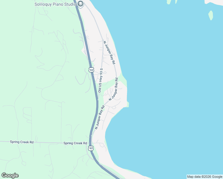 map of restaurants, bars, coffee shops, grocery stores, and more near 275 Old US Highway 93 in Somers