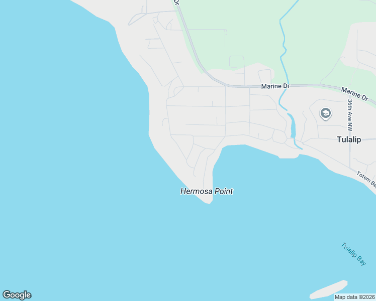 map of restaurants, bars, coffee shops, grocery stores, and more near 7532 46th Avenue Northwest in Tulalip Bay