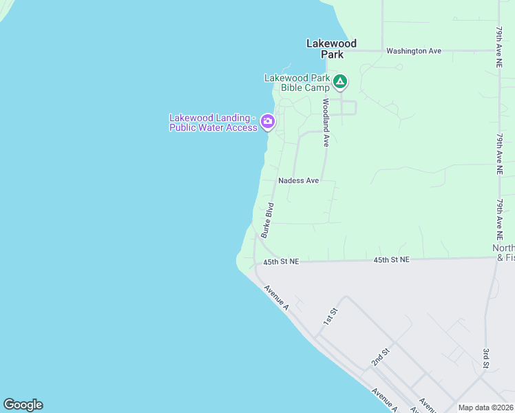 map of restaurants, bars, coffee shops, grocery stores, and more near 1927-2073 Burke Boulevard in Devils Lake