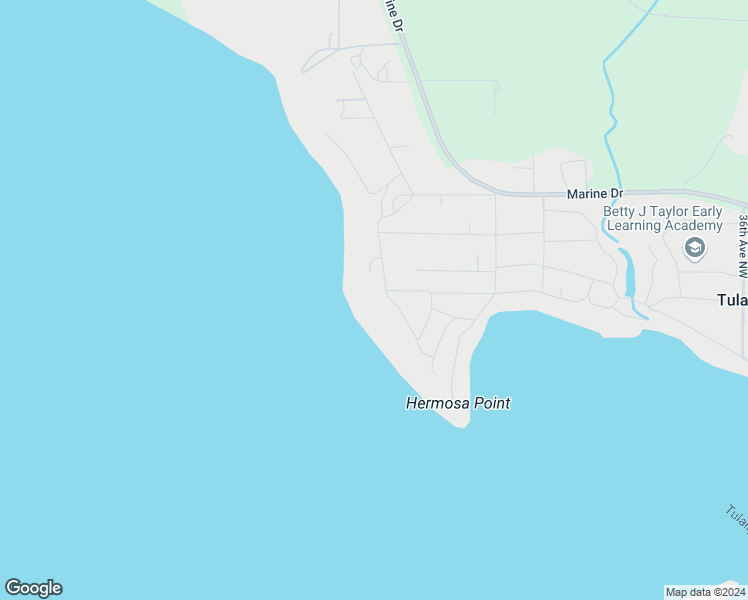 map of restaurants, bars, coffee shops, grocery stores, and more near 7620 47th Avenue Northwest in Tulalip