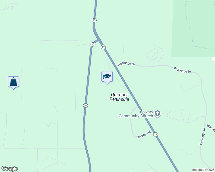 map of restaurants, bars, coffee shops, grocery stores, and more near in Port Townsend