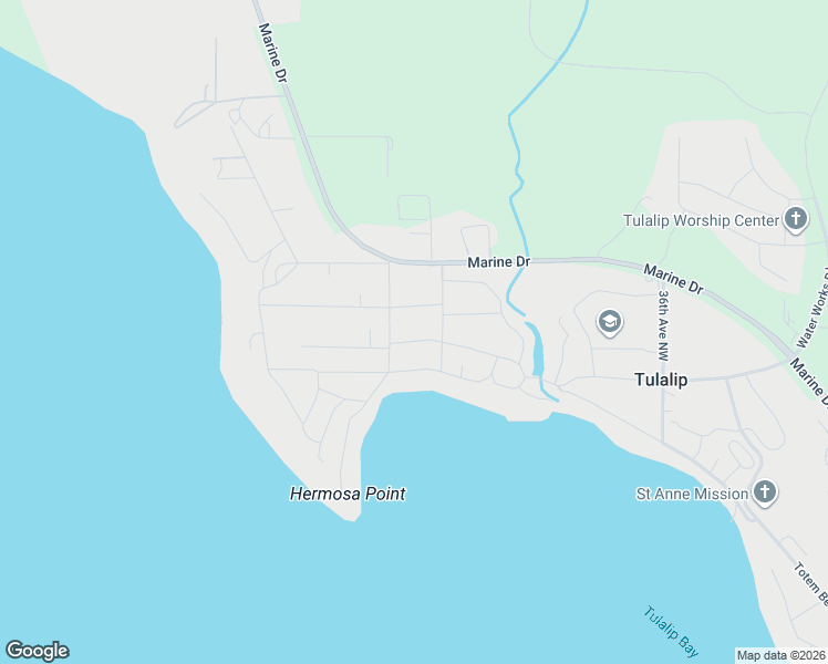 map of restaurants, bars, coffee shops, grocery stores, and more near 4230 77th Place Northwest in Tulalip Bay