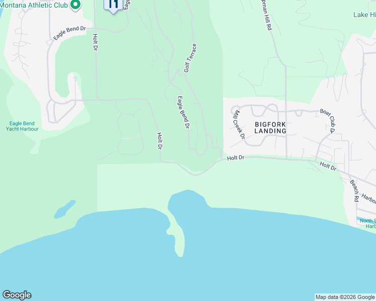 map of restaurants, bars, coffee shops, grocery stores, and more near 60 Eagle Bend Drive in Bigfork