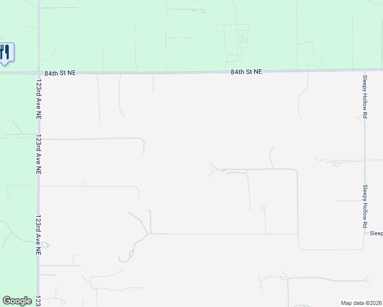 map of restaurants, bars, coffee shops, grocery stores, and more near 13323 78th Street Northeast in Lake Stevens