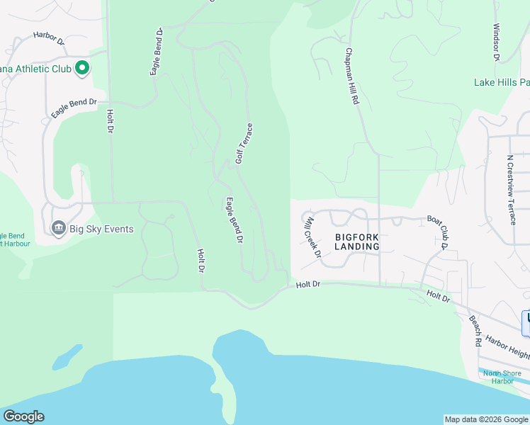 map of restaurants, bars, coffee shops, grocery stores, and more near 27 Ponderosa Lane in Bigfork