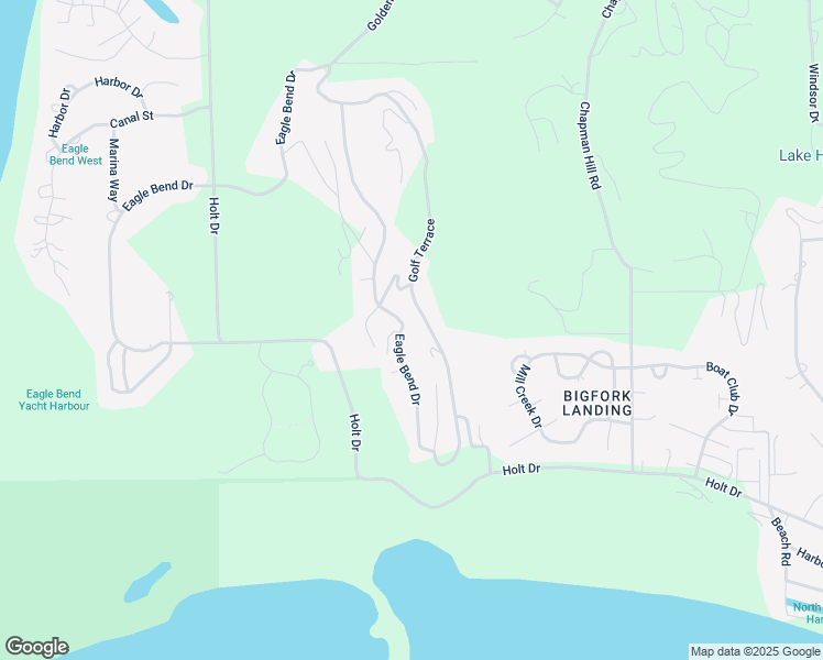 map of restaurants, bars, coffee shops, grocery stores, and more near 101 Eagle Bend Drive in Bigfork