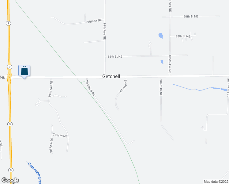 map of restaurants, bars, coffee shops, grocery stores, and more near 8216 101 Avenue Northeast in Lake Stevens