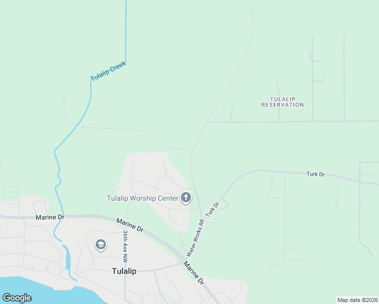 map of restaurants, bars, coffee shops, grocery stores, and more near 8163-8401 76th Pl NW in Marysville