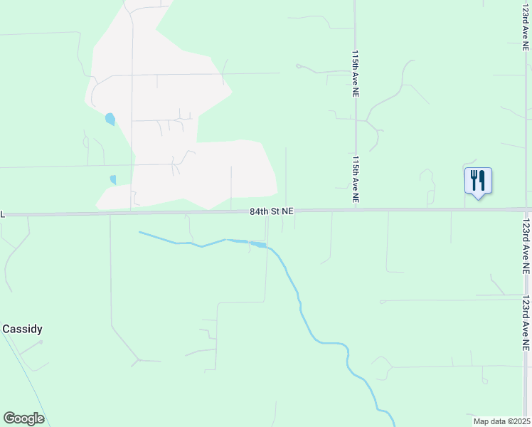 map of restaurants, bars, coffee shops, grocery stores, and more near 11028 111th Avenue Northeast in Lake Stevens