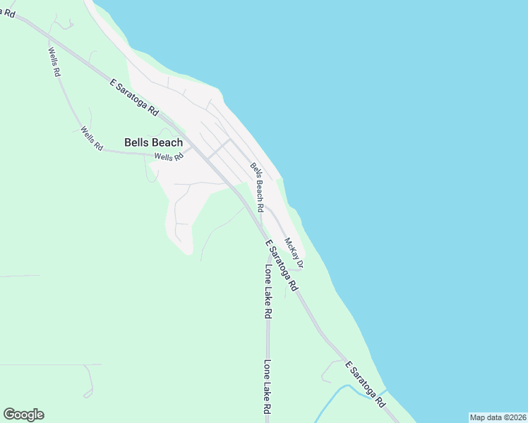 map of restaurants, bars, coffee shops, grocery stores, and more near 3831 Bells Beach Road in Langley