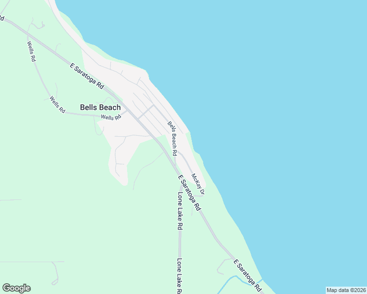 map of restaurants, bars, coffee shops, grocery stores, and more near 3831 Bells Beach Road in Langley