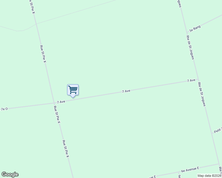 map of restaurants, bars, coffee shops, grocery stores, and more near 89 Avenue 7e Est in Rivière-Paspébiac