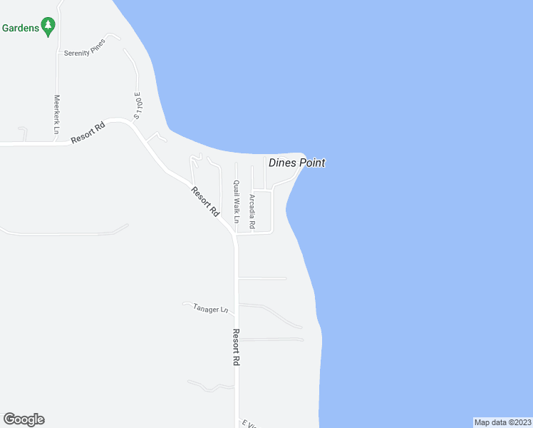 map of restaurants, bars, coffee shops, grocery stores, and more near 1277 Dines Point Road in Greenbank