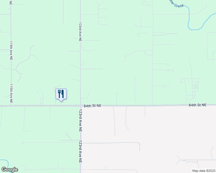 map of restaurants, bars, coffee shops, grocery stores, and more near 12611 84th Street Northeast in Lake Stevens