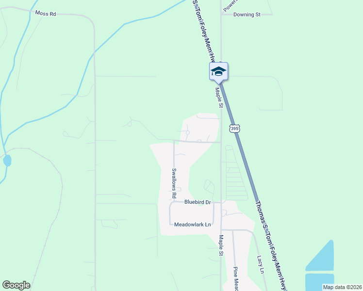 map of restaurants, bars, coffee shops, grocery stores, and more near 4110 Porter Drive in Loon Lake