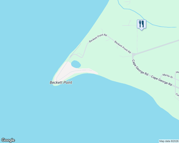 map of restaurants, bars, coffee shops, grocery stores, and more near 1140 Beckett Point Road in Port Townsend