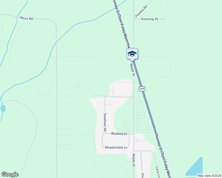 map of restaurants, bars, coffee shops, grocery stores, and more near 4110 Porter Drive in Loon Lake