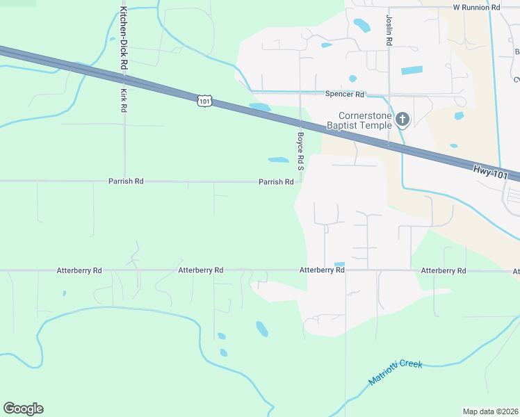 map of restaurants, bars, coffee shops, grocery stores, and more near 906 Parrish Road in Sequim