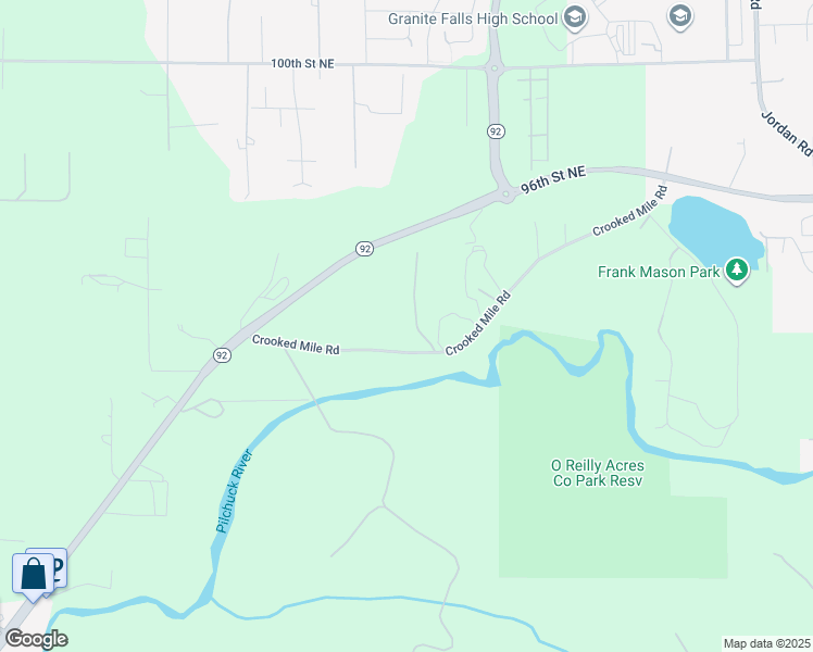 map of restaurants, bars, coffee shops, grocery stores, and more near 9120 177th Avenue Northeast in Granite Falls