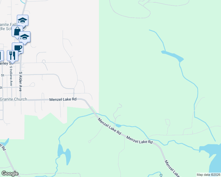 map of restaurants, bars, coffee shops, grocery stores, and more near in Granite Falls