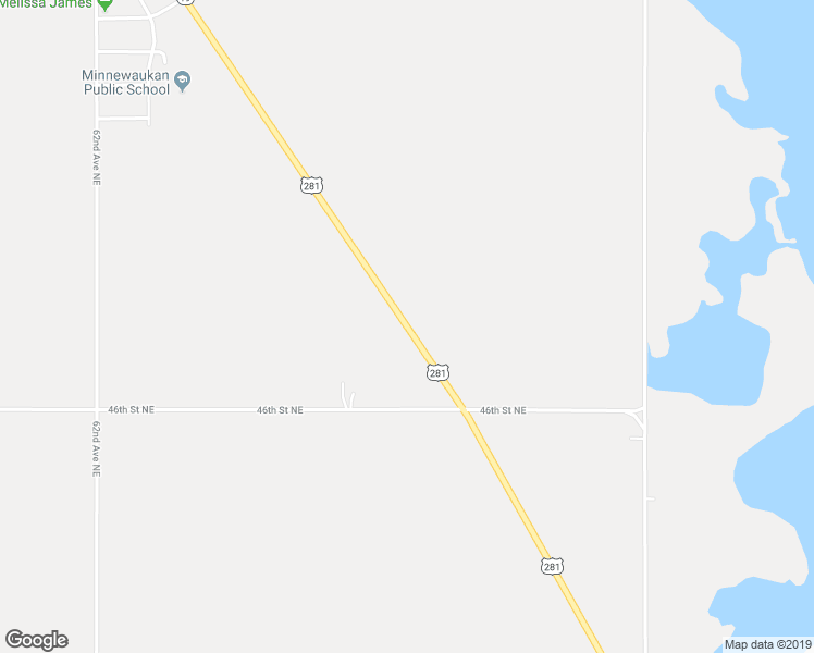 map of restaurants, bars, coffee shops, grocery stores, and more near North Dakota 19 in Minnewaukan