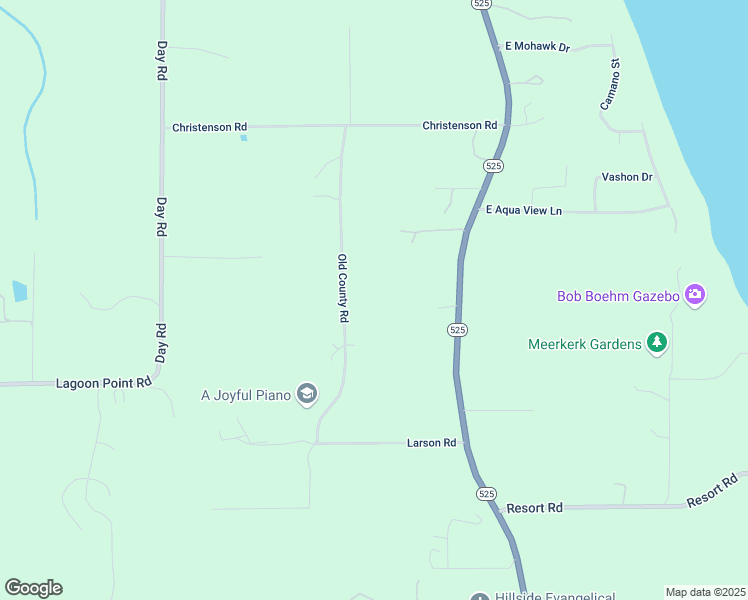 map of restaurants, bars, coffee shops, grocery stores, and more near 3544 Old County Road in Greenbank