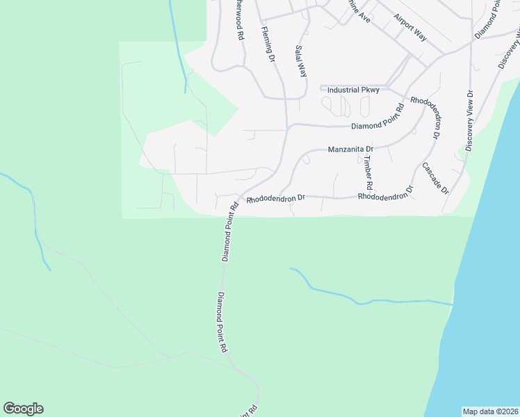map of restaurants, bars, coffee shops, grocery stores, and more near 60 Rhododendron Drive in Sequim
