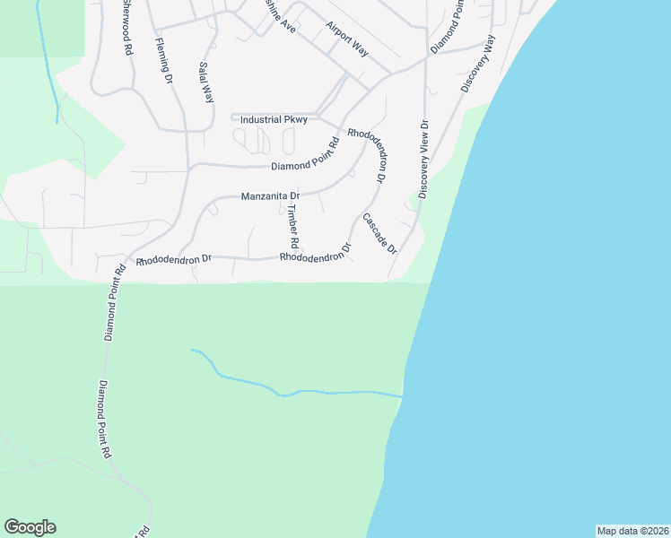 map of restaurants, bars, coffee shops, grocery stores, and more near 451 Rhododendron Drive in Sequim