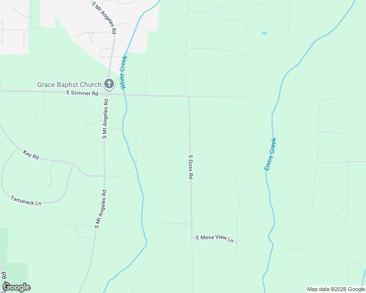 map of restaurants, bars, coffee shops, grocery stores, and more near 4606 South Doss Road in Port Angeles