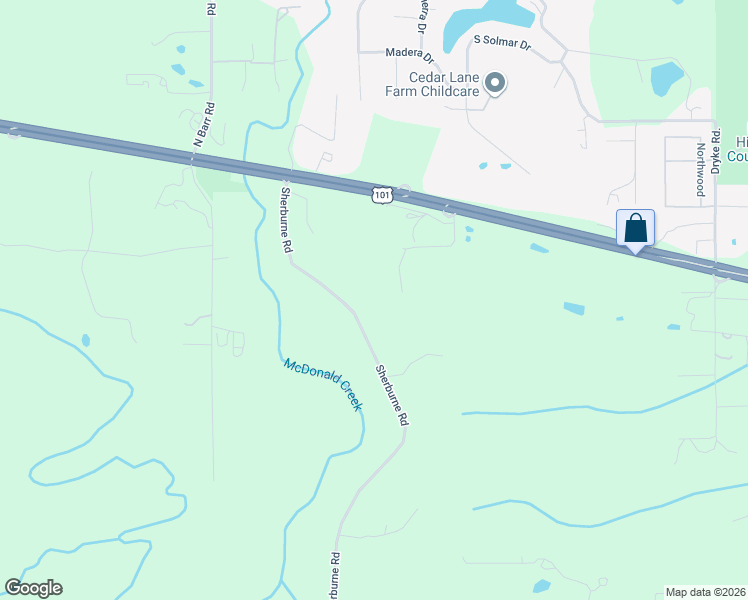 map of restaurants, bars, coffee shops, grocery stores, and more near 211 Sherburne Road in Sequim