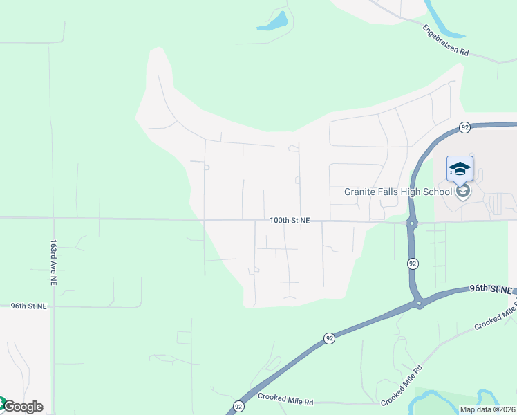 map of restaurants, bars, coffee shops, grocery stores, and more near 17218 Burn Road in Granite Falls