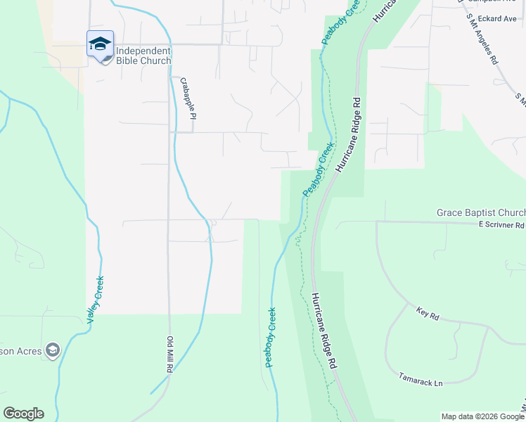 map of restaurants, bars, coffee shops, grocery stores, and more near 417 East Scrivner Road in Port Angeles