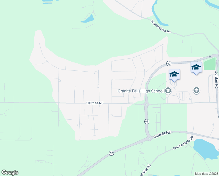 map of restaurants, bars, coffee shops, grocery stores, and more near 10110 Skyline Avenue in Granite Falls