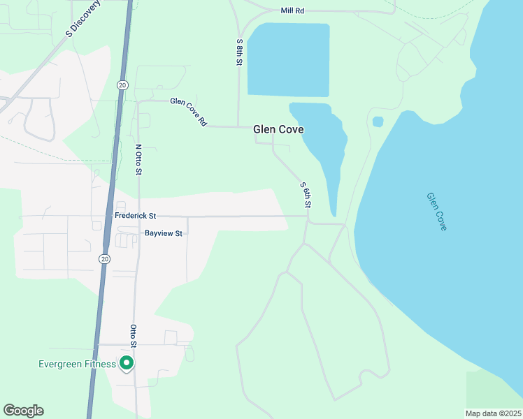 map of restaurants, bars, coffee shops, grocery stores, and more near 421 Frederick Street in Port Townsend