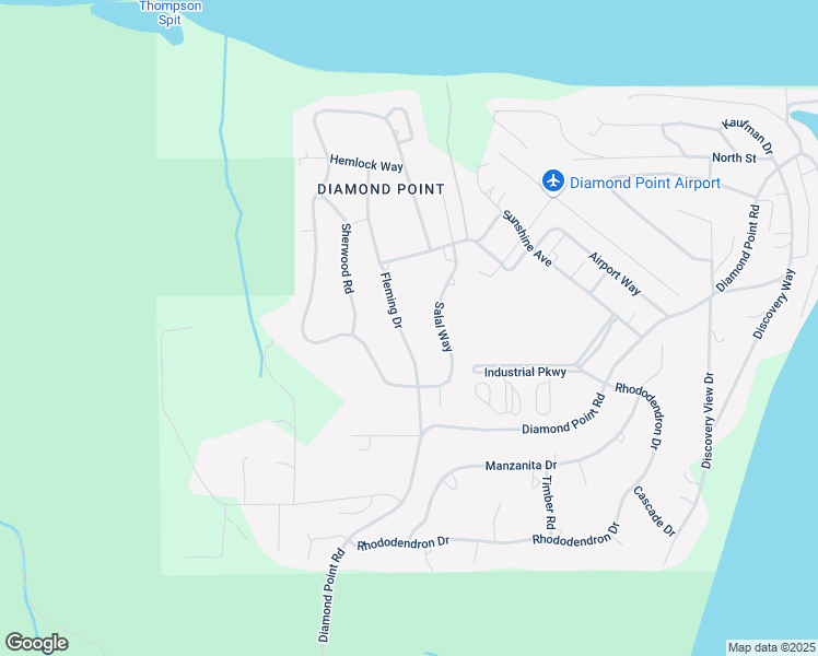 map of restaurants, bars, coffee shops, grocery stores, and more near 220 Fleming Drive in Sequim