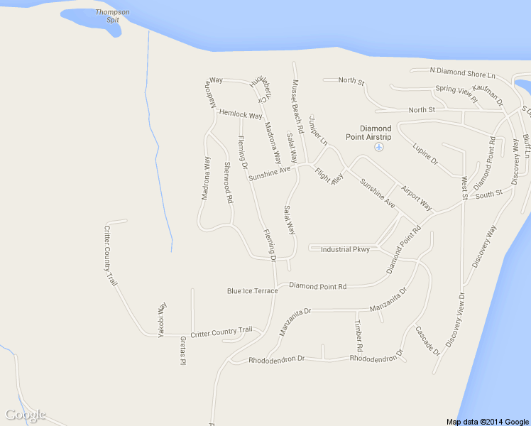 map of restaurants, bars, coffee shops, grocery stores, and more near 220 Fleming Drive in Sequim