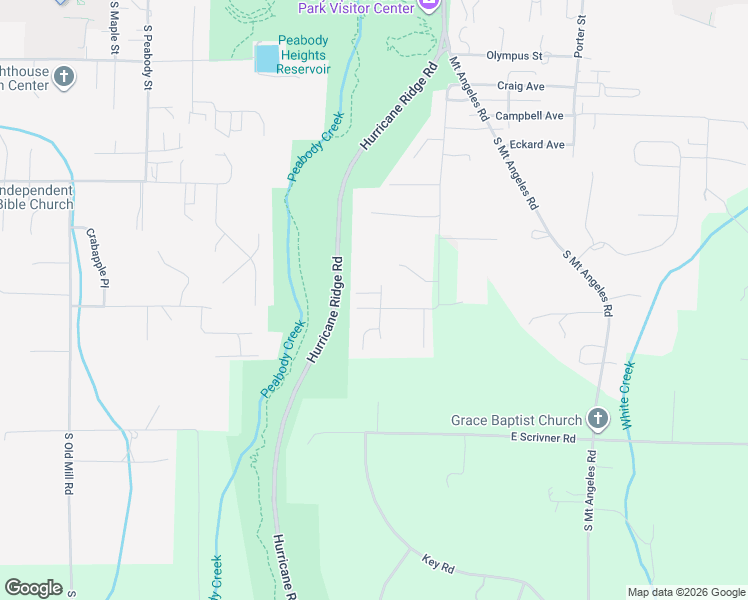 map of restaurants, bars, coffee shops, grocery stores, and more near 3811 Solar Lane in Port Angeles