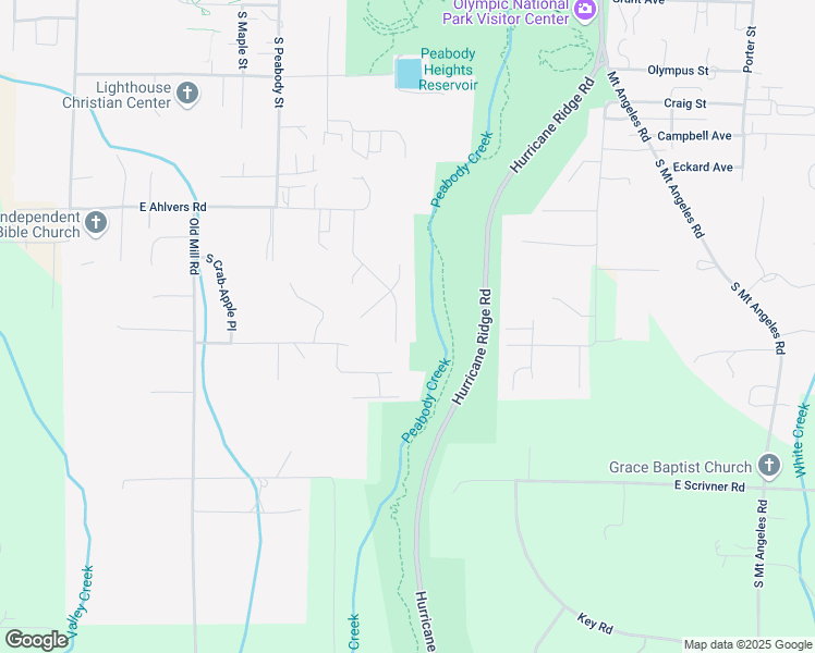 map of restaurants, bars, coffee shops, grocery stores, and more near 3829 Canyon Edge Drive in Port Angeles