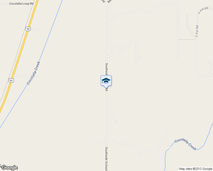 map of restaurants, bars, coffee shops, grocery stores, and more near Southside School Rd in Bonner