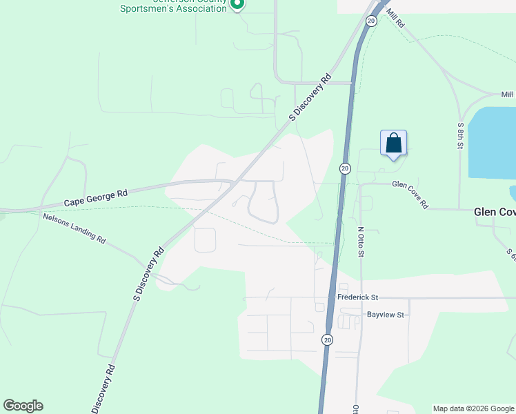 map of restaurants, bars, coffee shops, grocery stores, and more near 110 Flamingo Road in Port Townsend