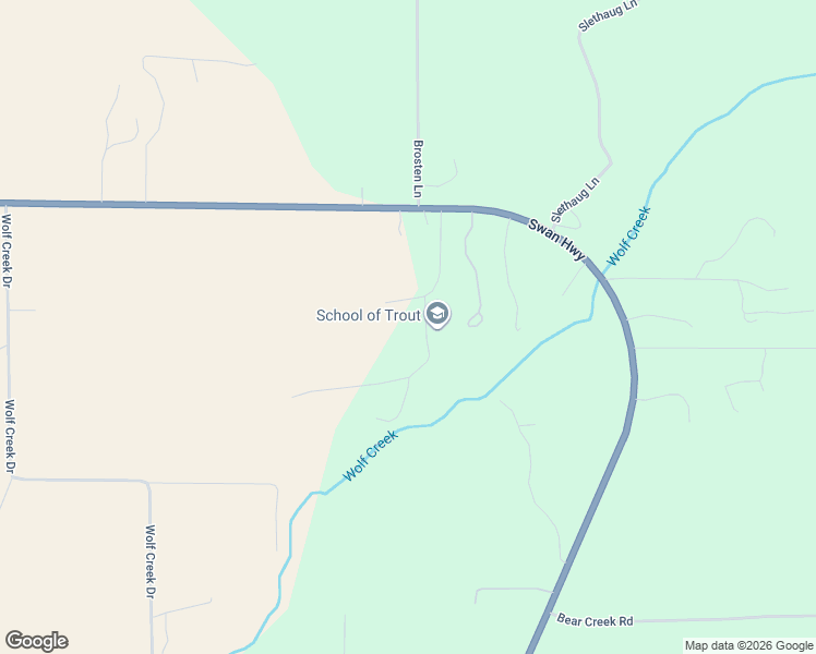 map of restaurants, bars, coffee shops, grocery stores, and more near 178 Wolf Creek Ranch Drive in Bigfork