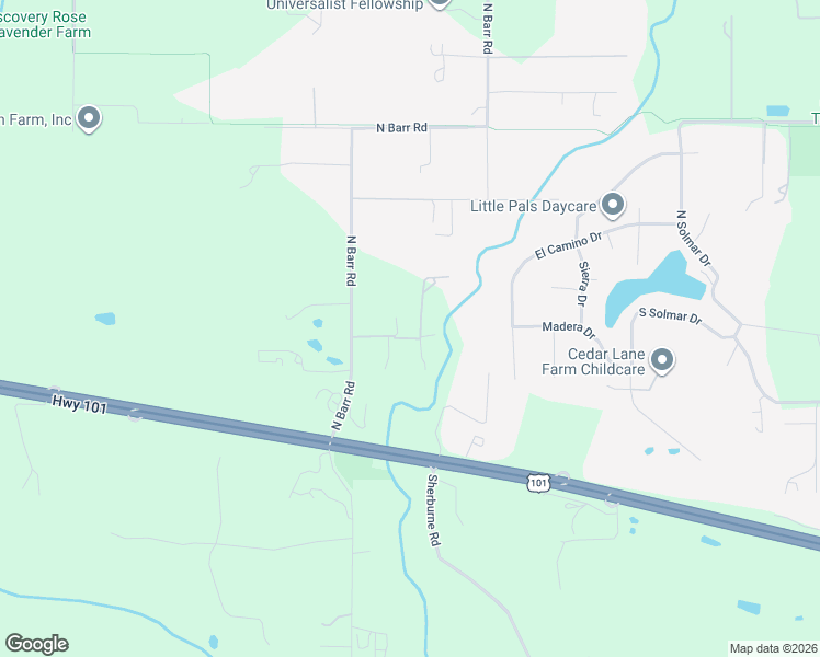 map of restaurants, bars, coffee shops, grocery stores, and more near 91 Loafer Lane in Port Angeles