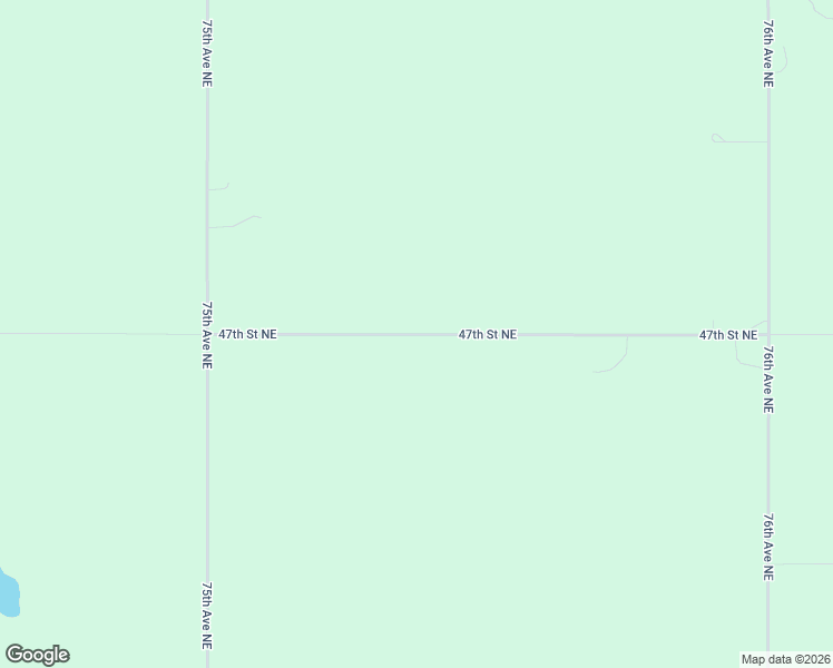 map of restaurants, bars, coffee shops, grocery stores, and more near 47th Street Northeast in Ramsey County