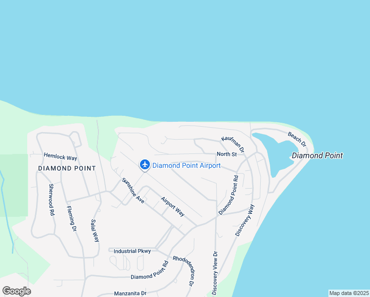 map of restaurants, bars, coffee shops, grocery stores, and more near 221 Spring View Place in Sequim